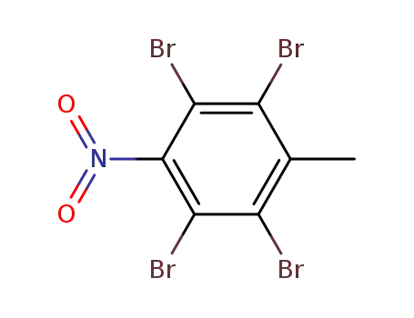 Molecular Structure of 22230-45-1 (Benzene, 1,2,4,5-tetrabromo-3-methyl-6-nitro-)