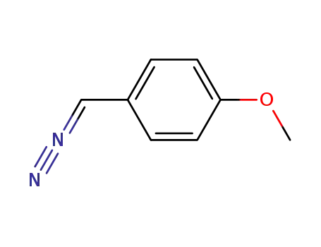 Molecular Structure of 23304-25-8 (Benzene, 1-(diazomethyl)-4-methoxy-)