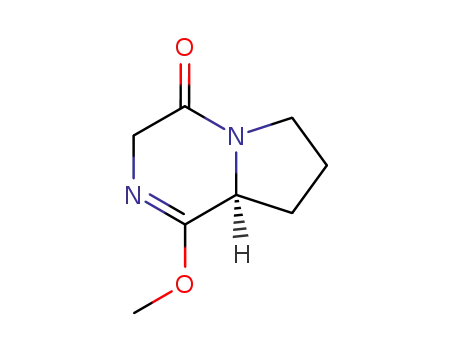 Molecular Structure of 916504-58-0 ((8aS)-6,7,8,8a-tetrahydro-1-methoxypyrrolo[1,2-a]pyrazin-4(3H)-one)