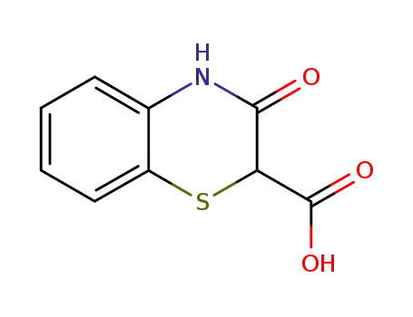 Molecular Structure of 70685-30-2 (2H-1,4-Benzothiazine-2-carboxylic acid, 3,4-dihydro-3-oxo-)