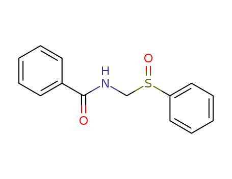 Molecular Structure of 110682-76-3 (N-<(phenylsulfinyl)methyl>benzamide)