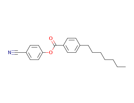 Benzoic acid,4-heptyl-, 4-cyanophenyl ester
