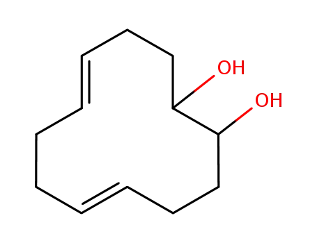 trans,trans-5,9-Cyclododecadien-1,2-diol