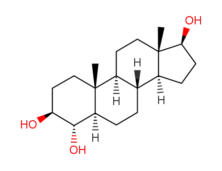 Molecular Structure of 1038-63-7 (5α-androstane-3β,4α,17β-triol)