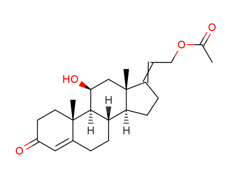 Pregna-4,17(20)-dien-3-one,21-(acetyloxy)-11-hydroxy-, (11b)- (9CI)