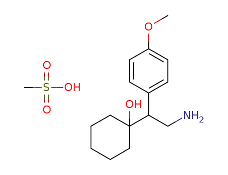 1-[2-amino-1-(4-methoxyphenyl)ethyl]cyclohexanol methanesulfonate salt