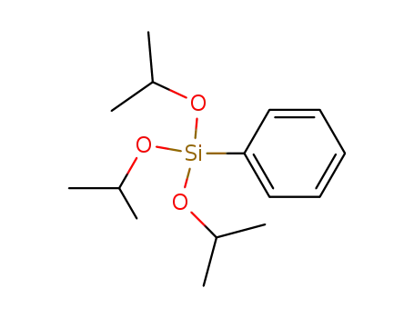 Molecular Structure of 17903-00-3 (Silane, tris(1-methylethoxy)phenyl-)