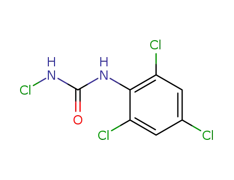 Molecular Structure of 872265-83-3 (<i>N</i>-chloro-<i>N</i>'-(2,4,6-trichloro-phenyl)-urea)