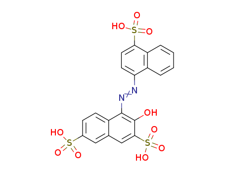 3-HYDROXY-4-[(4-SULFONAPHTHYL)AZO]NAPHTHALENE-2,7-DISULFONIC ACID
