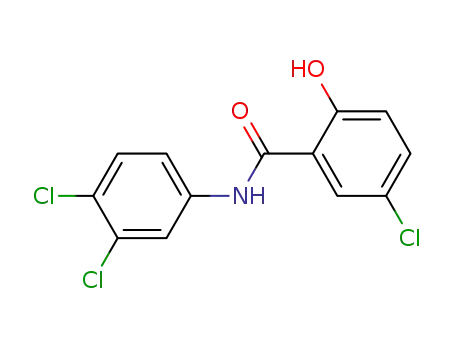 Molecular Structure of 642-84-2 (3',4',5-TRICHLOROSALICYLANILIDE)