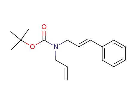 Molecular Structure of 219668-51-6 (N-Allyl-N-tert-butylcarbonyl-N-cinnamylamine)