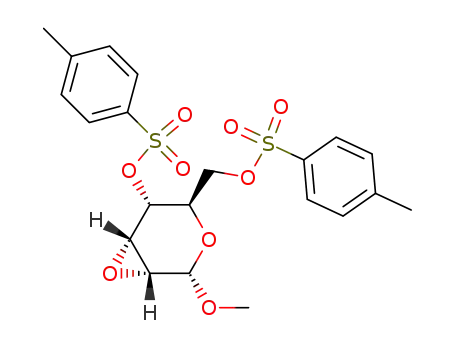 Methyl 2,3-anhydro-4,6-bis<O-(p-toluenesulfonyl)>-α-D-allopyranoside