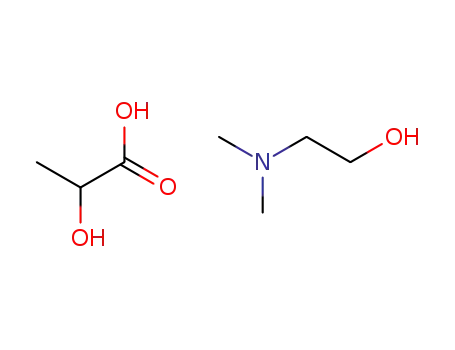 Molecular Structure of 56669-87-5 ((2-hydroxyethyl)dimethylammonium lactate)