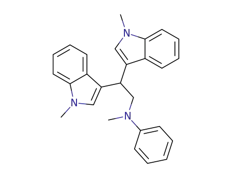 N-(2,2-bis(1-methyl-1H-indol-3-yl)ethyl)-N-methylbenzenamine