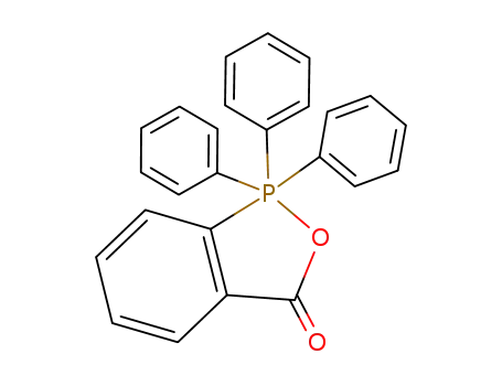 Molecular Structure of 105878-70-4 (2,1-Benzoxaphosphol-3(1H)-one, 1,1-dihydro-1,1,1-triphenyl-)