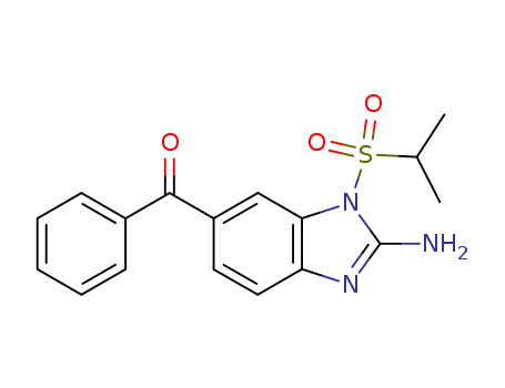 2-Amino-6-benzoyl-1-((isopropyl)sulphonyl)-1H-benzimidazole
