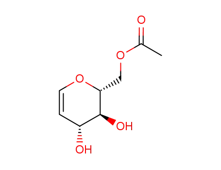 Molecular Structure of 63914-24-9 (6-Monoacetylated D-glucal)
