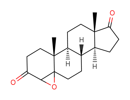 Molecular Structure of 77057-73-9 (4,5-epoxyandrostane-3,17-dione)
