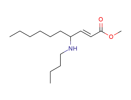 Molecular Structure of 114124-28-6 (2-Decenoic acid, 4-(butylamino)-, methyl ester, (E)-)