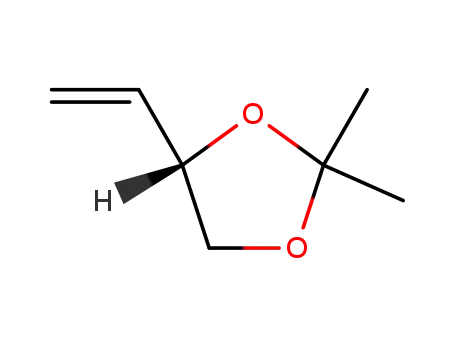 Molecular Structure of 62214-38-4 (1,3-Dioxolane, 4-ethenyl-2,2-dimethyl-, (S)-)