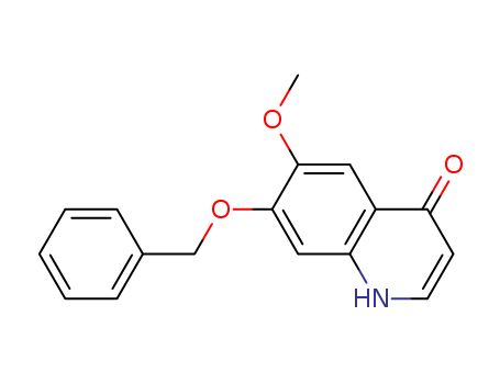 4-Quinolinol, 6-methoxy-7-(phenylmethoxy)-