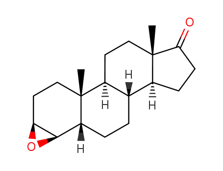 Molecular Structure of 192192-77-1 (3β,4β-epoxy-5β-androstan-17-one)
