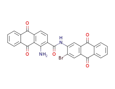 1-アミノ-N-(3-ブロモ-2-アントラキノニル)-9,10-ジヒドロ-9,10-ジオキソアントラセン-2-カルボキサミド