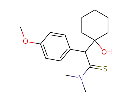 N,N-dimethyl-α-(1-hydroxycyclohexyl)-p-methoxyphenylthioacetamide