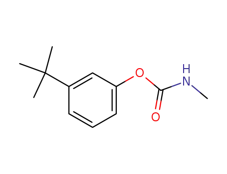 Molecular Structure of 780-11-0 (m-tert-butylphenyl methylcarbamate)