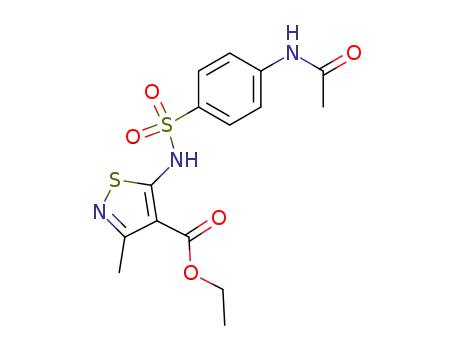 5-(4-acetylamino-benzenesulfonylamino)-3-methyl-isothiazole-4-carboxylic acid ethyl ester