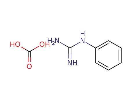 Molecular Structure of 6685-76-3 (PHENYLGUANIDINE HYDROGEN CARBONATE)