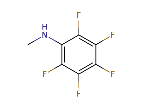 Molecular Structure of 1201-02-1 (2,3,4,5,6-pentafluoro-N-methylaniline)