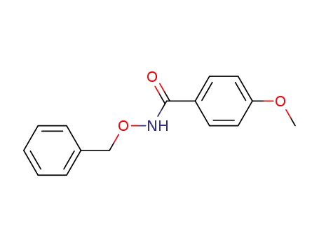 Molecular Structure of 22426-89-7 (Benzamide, 4-methoxy-N-(phenylmethoxy)-)