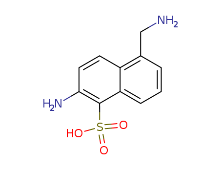 2-amino-5-(aminomethyl)naphthalene-1-sulfonic acid(52084-84-1)