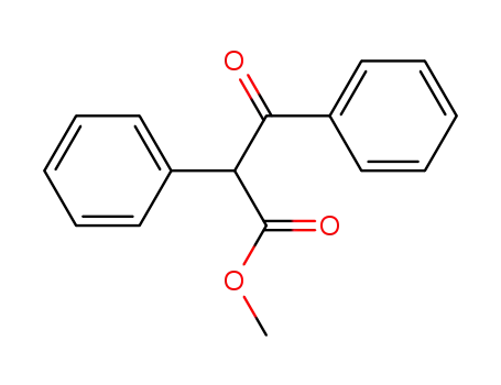 Molecular Structure of 54108-62-2 (methyl 3-oxo-2,3-diphenylpropanoate)