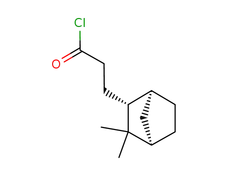Molecular Structure of 85099-15-6 (3,3-dimethylbicyclo[2.2.1]heptane-2-propionyl chloride)