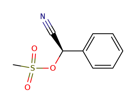 Benzeneacetonitrile, a-[(methylsulfonyl)oxy]-, (R)-