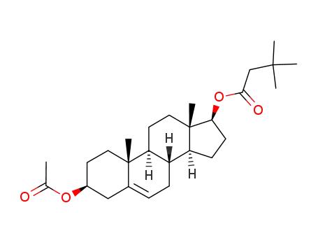 3,3-Dimethyl-butyric acid (3S,8R,9S,10R,13S,14S,17S)-3-acetoxy-10,13-dimethyl-2,3,4,7,8,9,10,11,12,13,14,15,16,17-tetradecahydro-1H-cyclopenta[a]phenanthren-17-yl ester