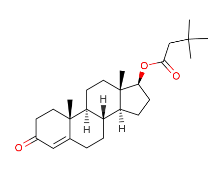 Molecular Structure of 38965-27-4 (17beta-hydroxyandrost-4-en-3-one 3,3-dimethylbutyrate)