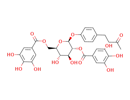 4-(4-Hydroxyphenyl)-2-butanone O-[2,6-digalloylglucoside]