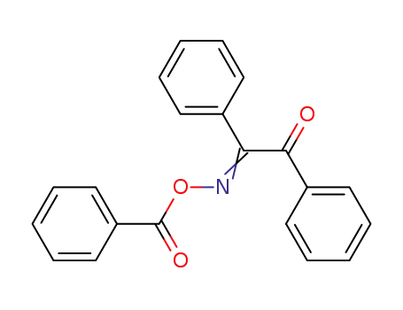 Molecular Structure of 6624-55-1 (2-[(benzoyloxy)imino]-1,2-diphenylethanone)