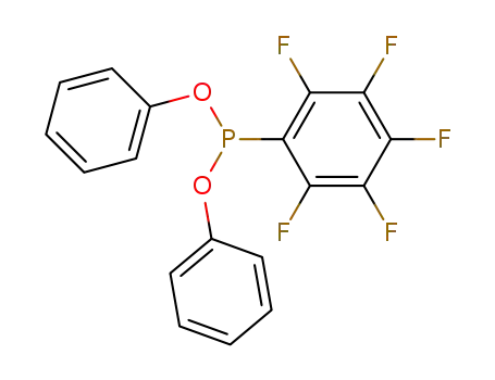 Molecular Structure of 14655-91-5 (C<sub>6</sub>F<sub>5</sub>P(OC<sub>6</sub>H<sub>5</sub>)2)