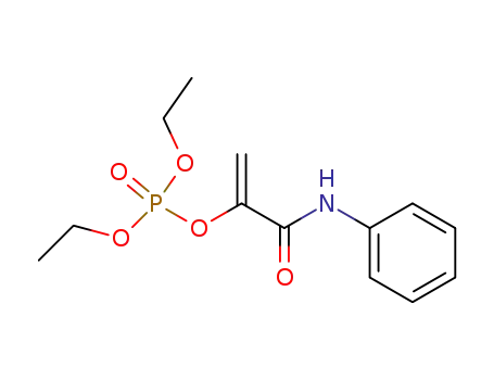 Phosphoric acid, diethyl 1-[(phenylamino)carbonyl]ethenyl ester