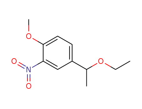 Benzene, 4-(1-ethoxyethyl)-1-methoxy-2-nitro-