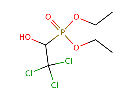 Molecular Structure of 993-86-2 (Diethyl 1-hydroxy-2,2,2-trichloroethylphosphonate)