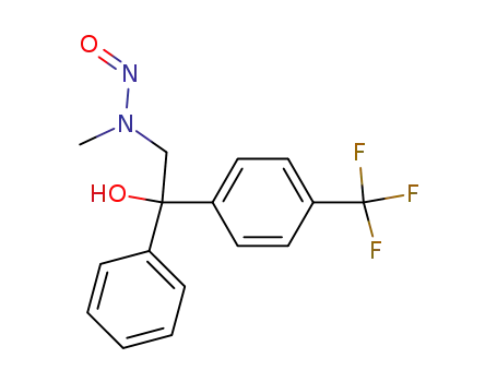 Molecular Structure of 83268-47-7 (<2-hydroxy-2-phenyl-2-<4-(trifluoromethyl)phenyl>ethyl>methylnitrosamine)