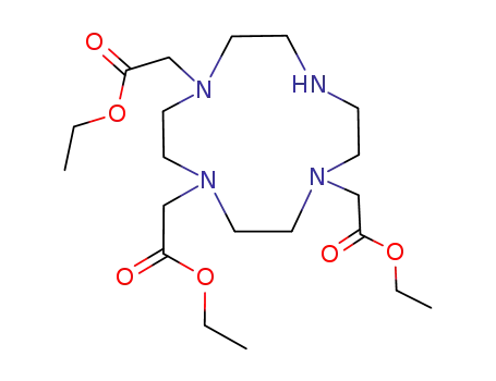 Molecular Structure of 114873-52-8 (1,4,7-Tris(ethoxycarbonylmethyl)-1,4,7,10-tetraazacyclododecane)