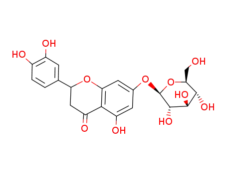 Molecular Structure of 38965-51-4 (ERIODICTYOL-7-GLUCOSIDE)