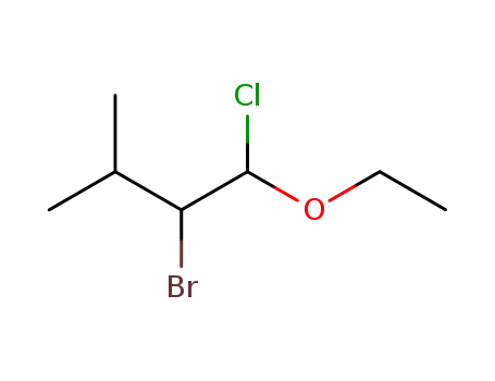 1-ethoxy-2-bromo-1-chloro-3-methyl-butane