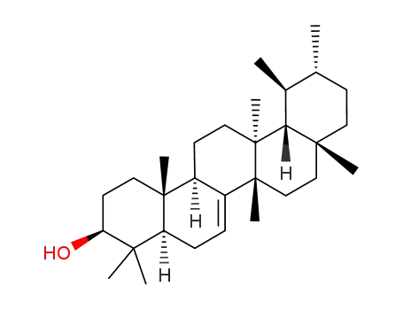 Molecular Structure of 6466-94-0 (D:C-Friedours-7-en-3-ol, (3beta)-)